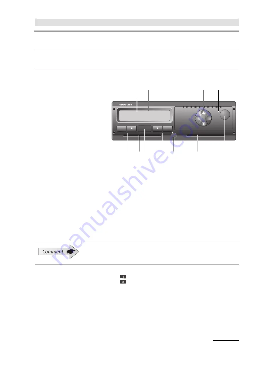 Siemens VDO DTCO 1381 Technical Description Download Page 23