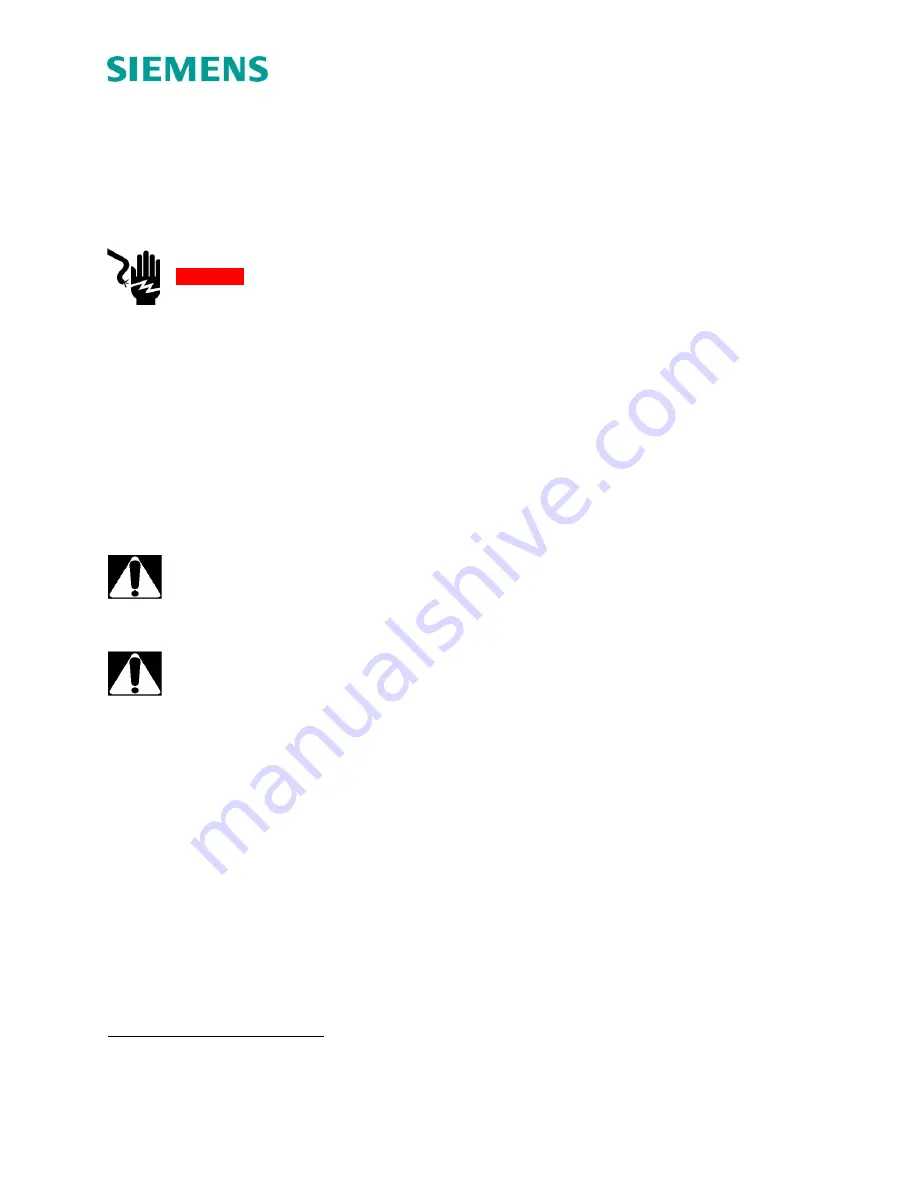 Siemens VersiComm VC1COMMA Installation And Operation Manual Download Page 8