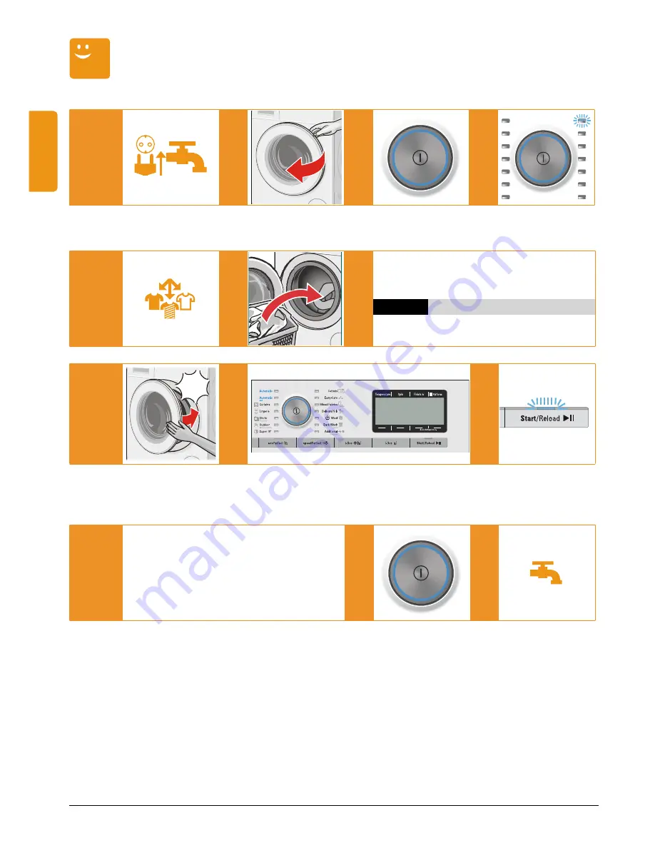 Siemens WM16Y890AU Instruction Manual And Installation Instructions Download Page 8