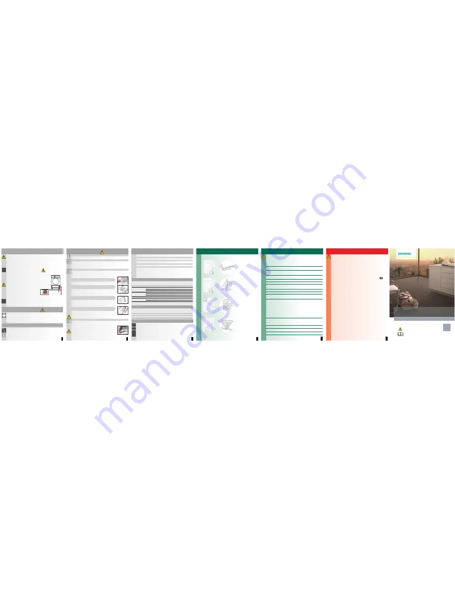 Siemens WT46W381GB Operating And Installation Instructions Download Page 2