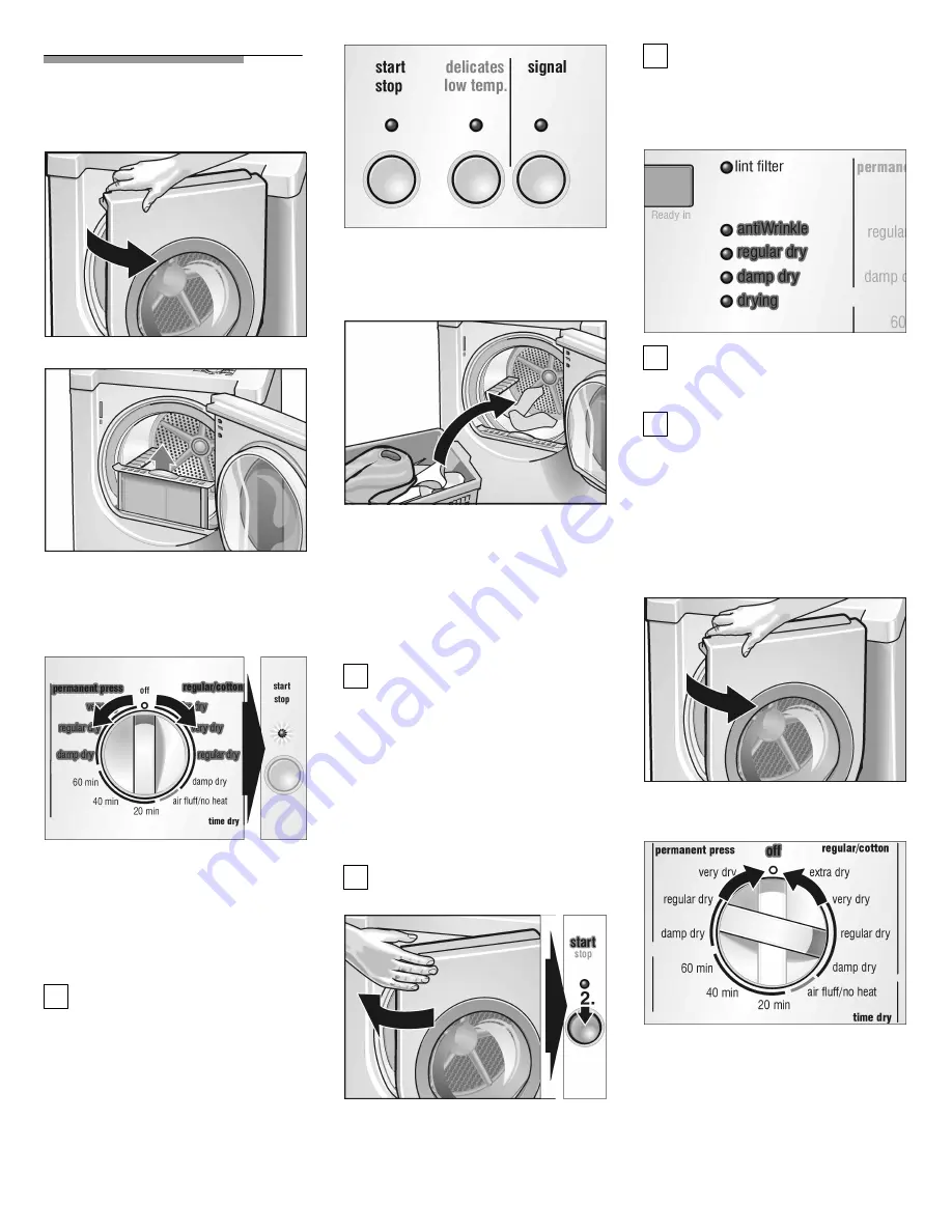 Siemens WTXD5522UC Operating, Care And Installation Instructions Manual Download Page 17