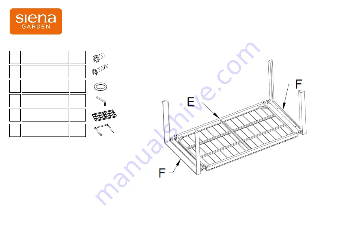 siena GARDEN Londra M29413 Assembly Instruction Download Page 2