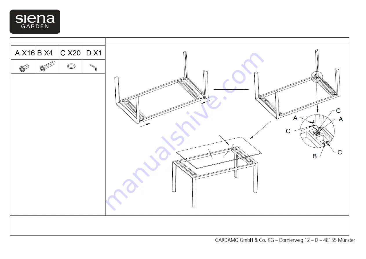 siena GARDEN Ricon C30992 Скачать руководство пользователя страница 2