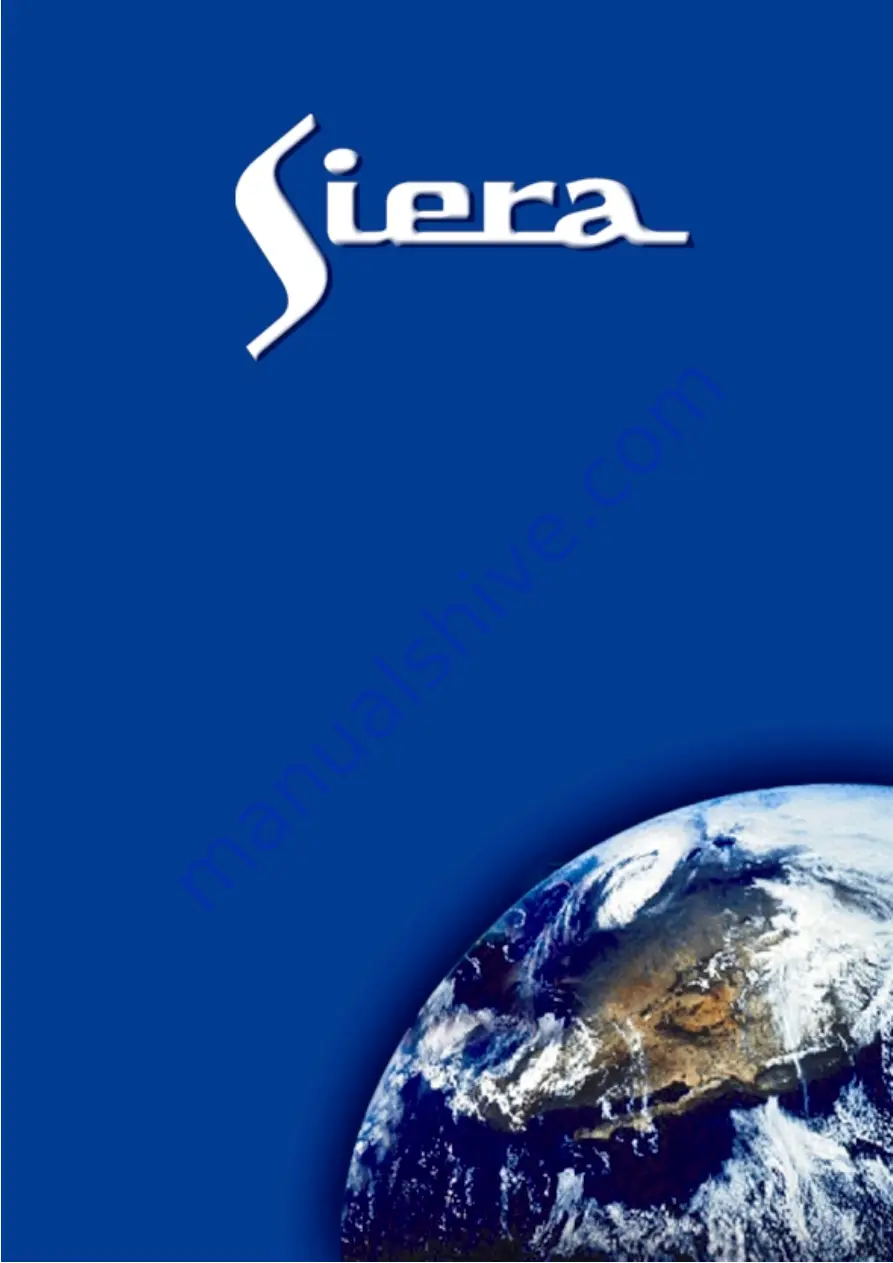 Siera SAC 3600 User Manual Download Page 1