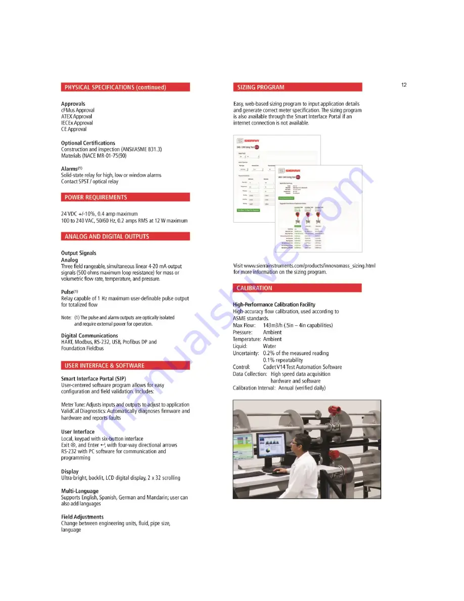 Sierra InnovaMass 240i Series Instruction Manual Download Page 89