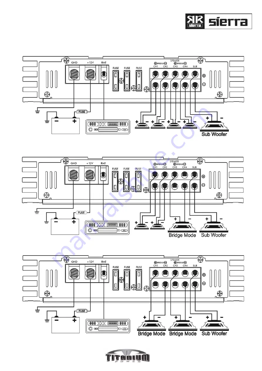 Sierra Titanium Power TM1200.1D Manual Download Page 17