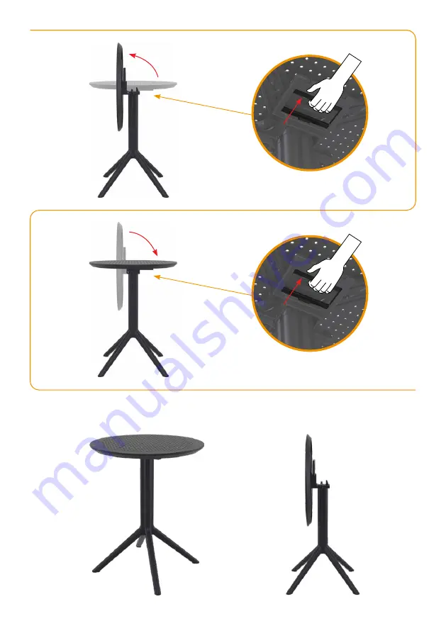 Siesta exclusive Sky Folding Table Скачать руководство пользователя страница 3