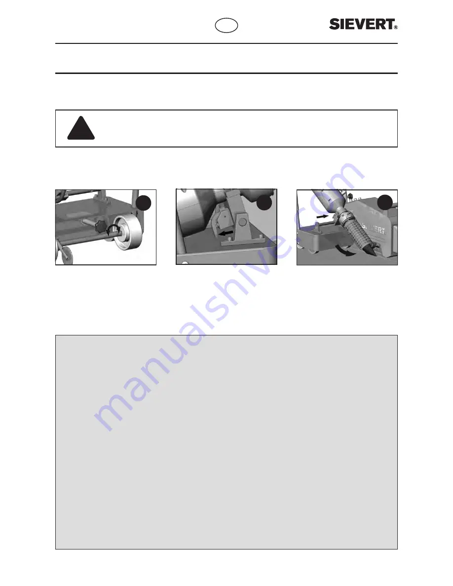 Sievert 299001 Operator'S Manual Download Page 19