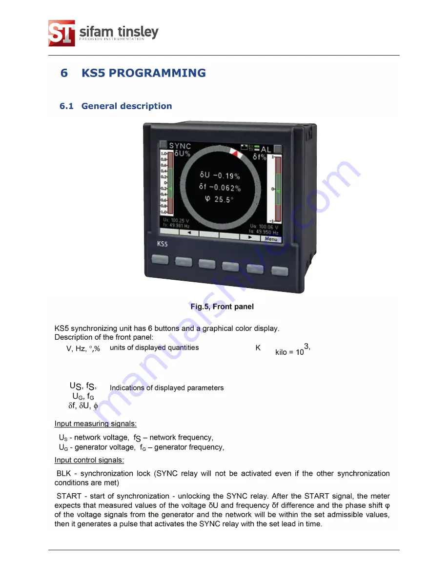 Sifam Tinsley KS5 User Manual Download Page 8