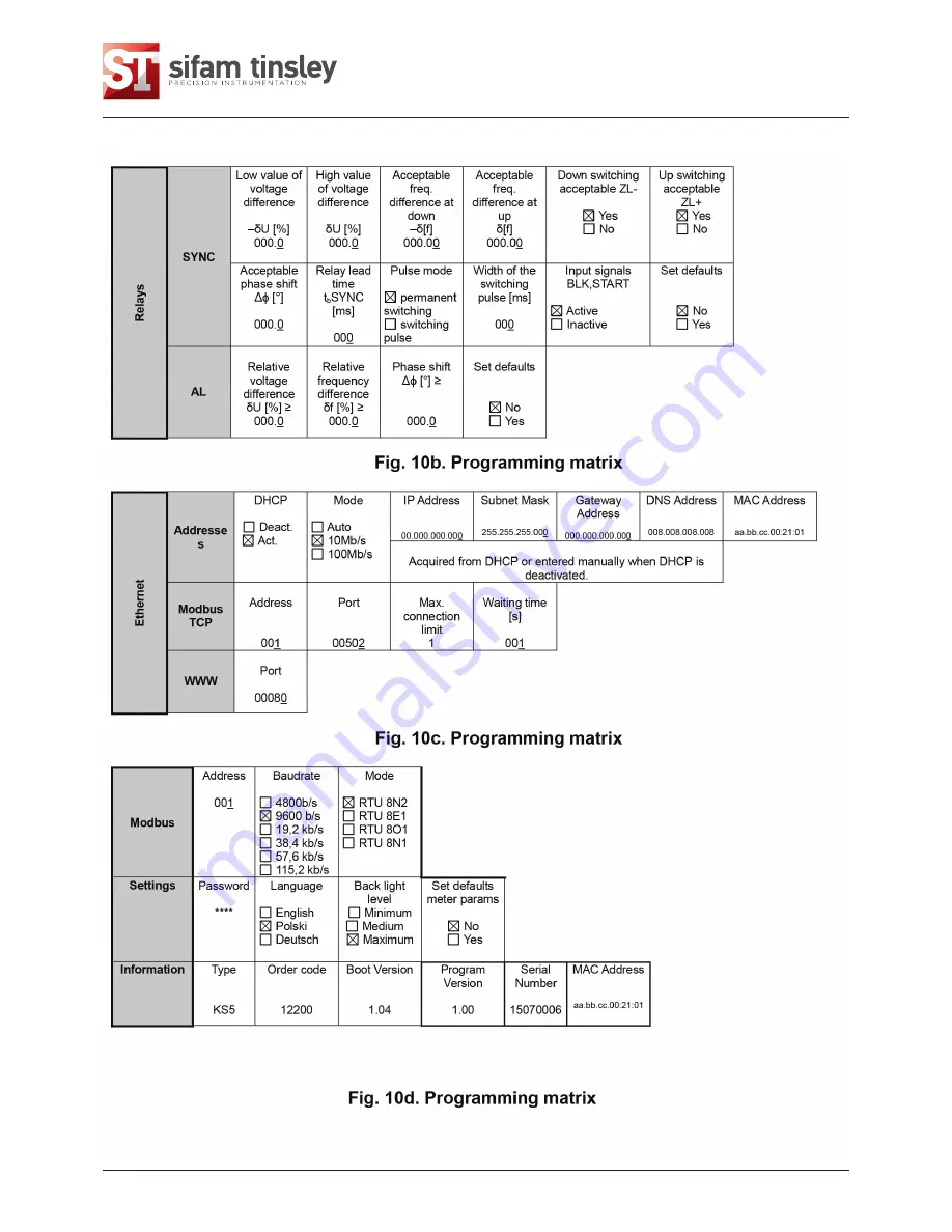 Sifam Tinsley KS5 User Manual Download Page 12