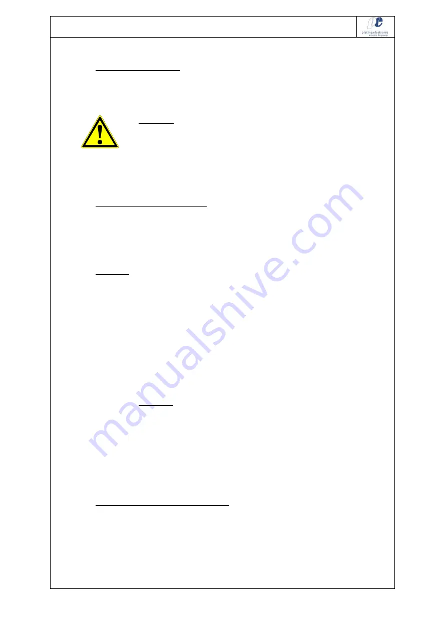 SIFCO ASC TechnoPlate Power Pack  6030A20V Скачать руководство пользователя страница 9