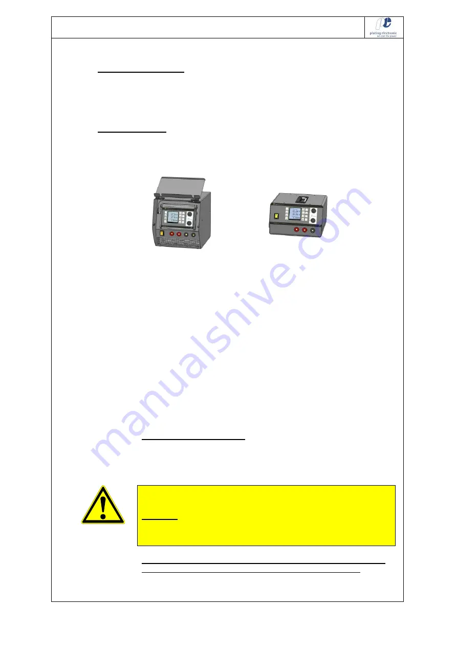 SIFCO ASC TechnoPlate Power Pack  6030A20V Скачать руководство пользователя страница 10