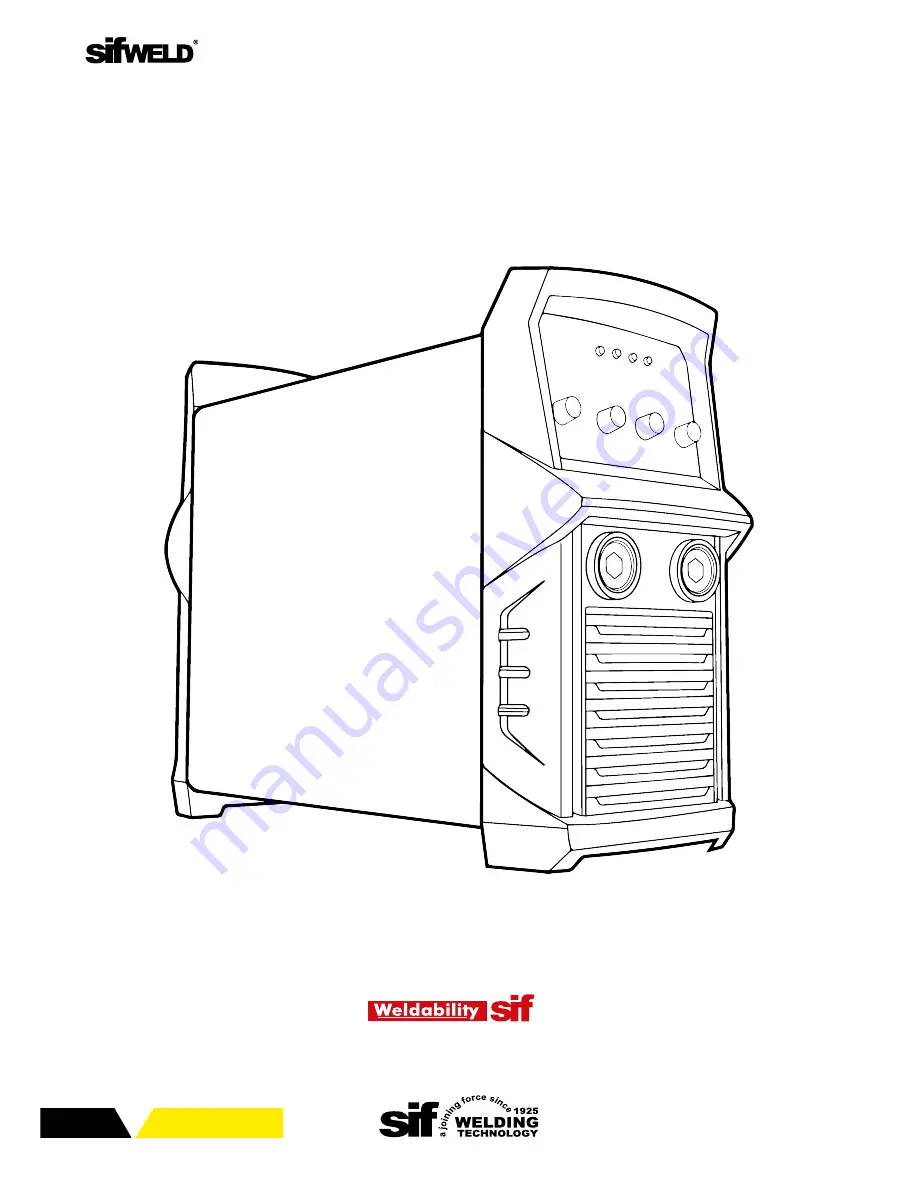 SifWeld MTS250 TSX1D250MTS Operation Manual Download Page 20