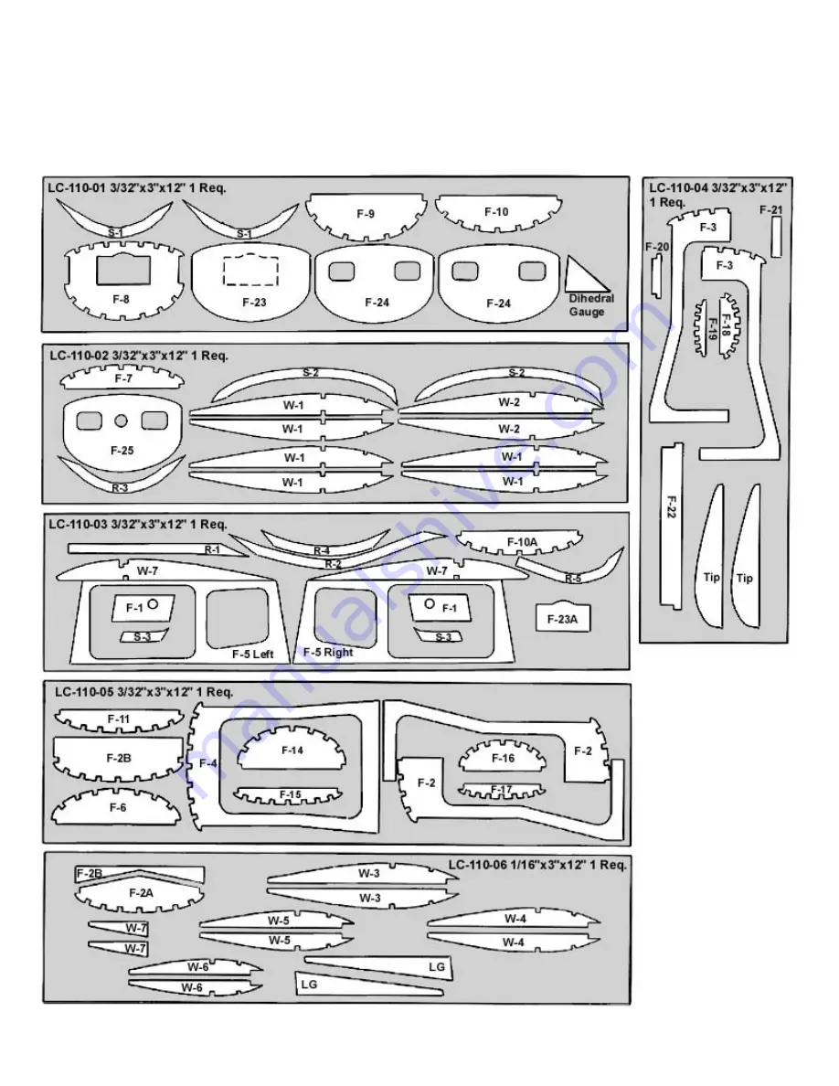 SIG Cessna L-19 Bird Dog Assembly Instructions Manual Download Page 2