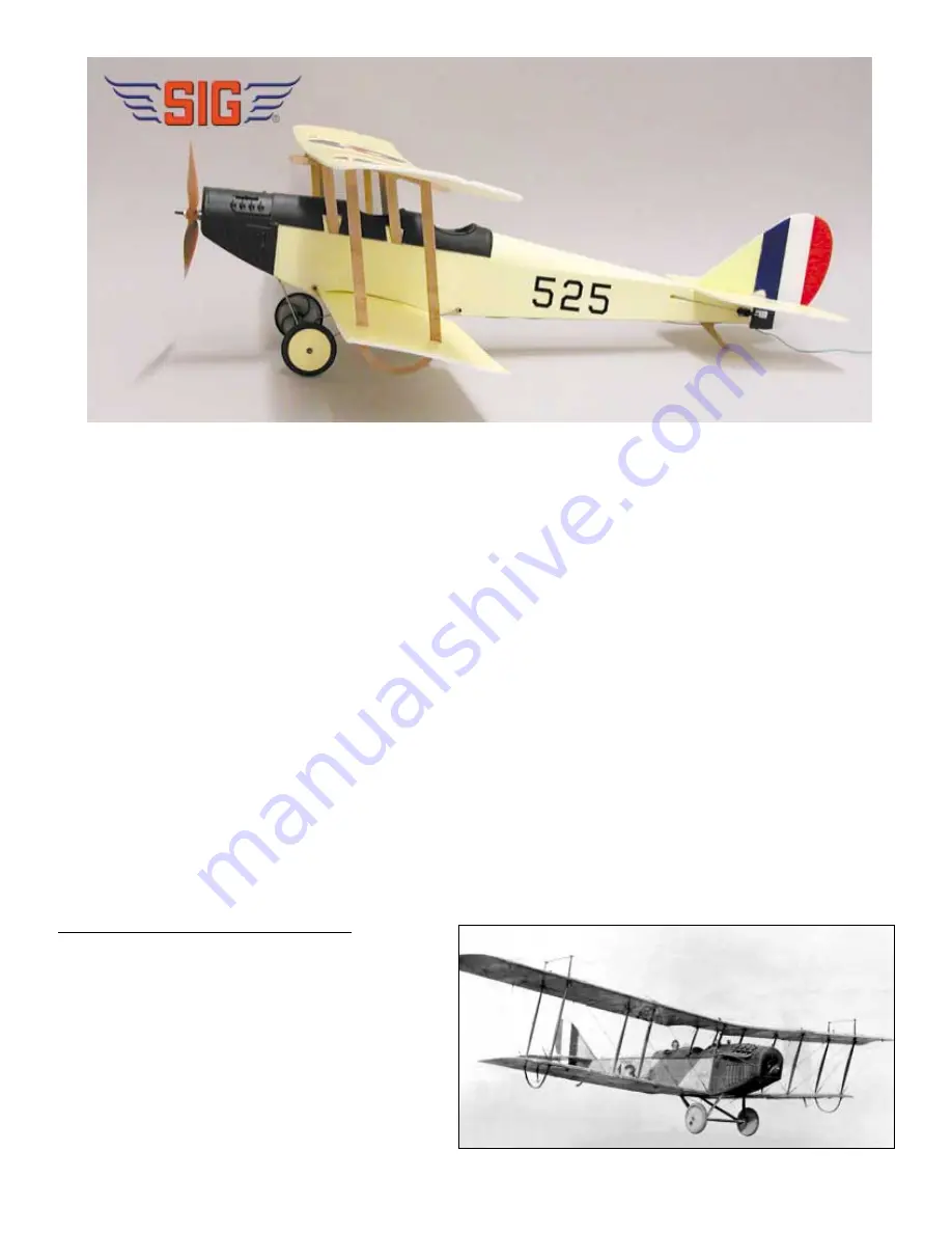 SIG Curtiss Jenny Assembly Manual Download Page 2