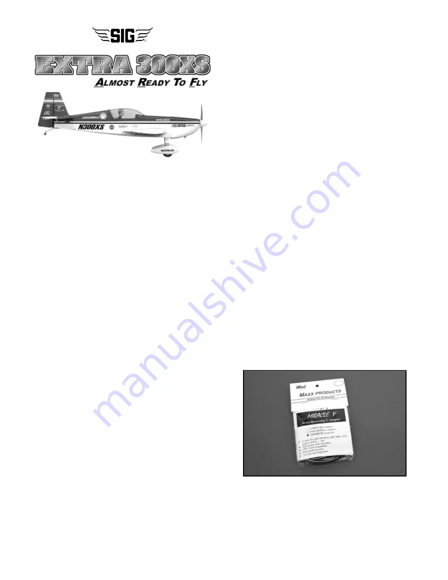 SIG Extra 300XS Assembly Manual Download Page 1