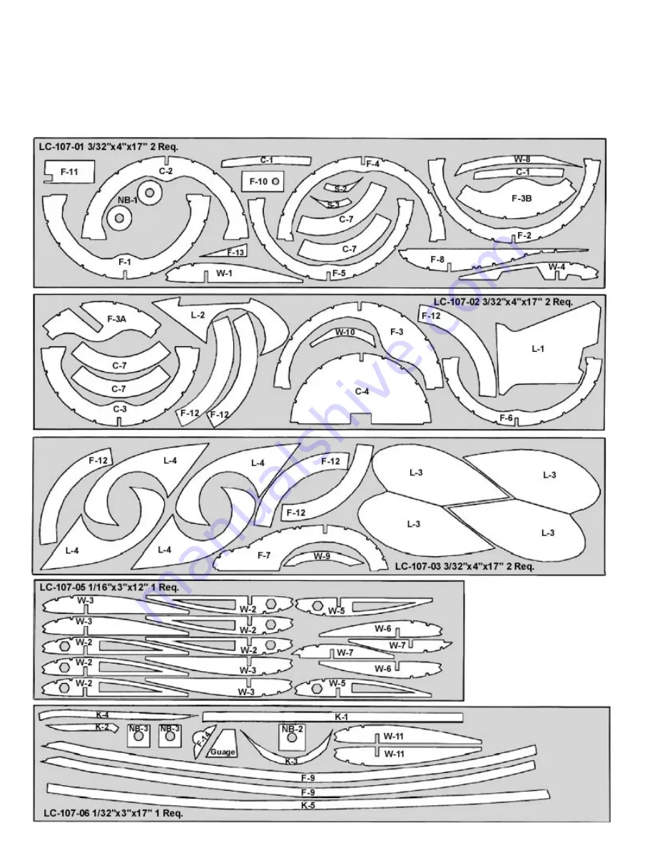 SIG Gee Bee R-2 Assembly Instructions Manual Download Page 2