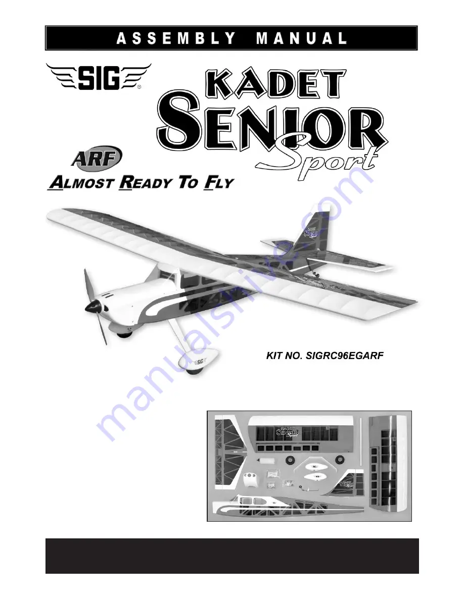 SIG Kadet Senior Sport Assembly Manual Download Page 1