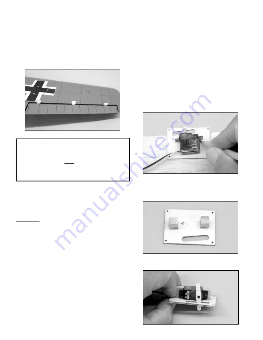 SIG MESSERSCHMITT Bf-109 Assembly Manual Download Page 5