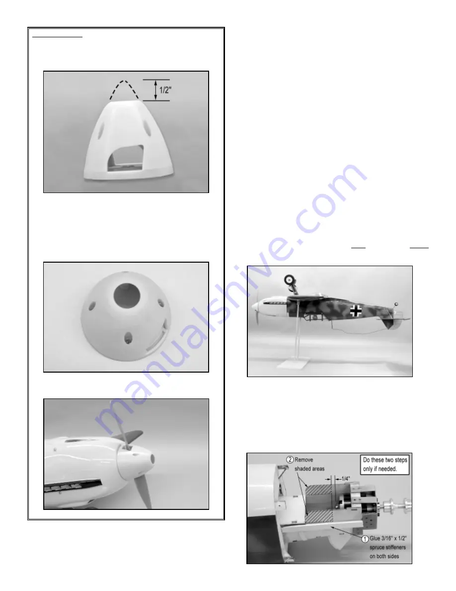 SIG MESSERSCHMITT Bf-109 Assembly Manual Download Page 16