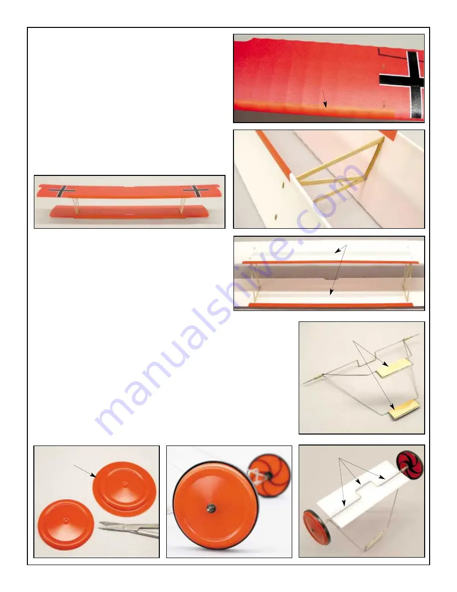 SIG SIGRC95ARF Fokker D.VII Assembly Manual Download Page 11