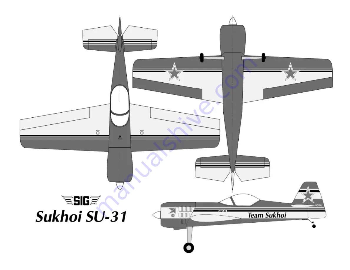 SIG SUKHOI SU-31 ARF Assembly Manual Download Page 26