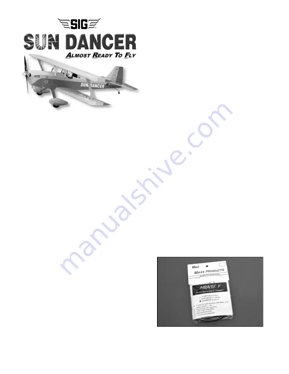 SIG Sun Dancer Assembly Manual Download Page 1