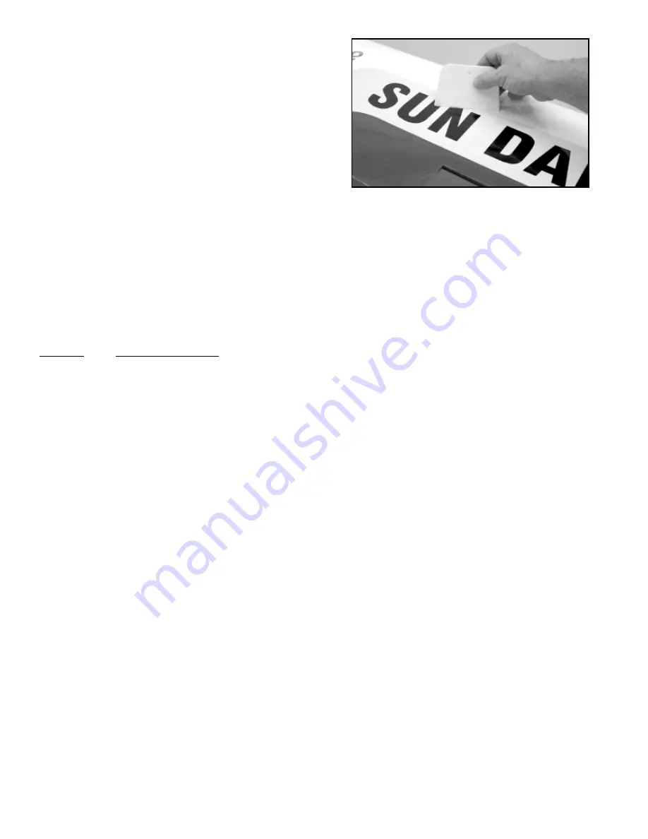 SIG Sun Dancer Assembly Manual Download Page 18