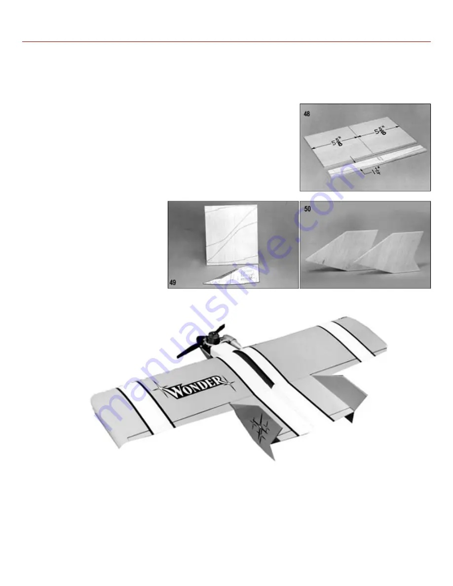 SIG Wonder Building And Flying Instructions Download Page 13