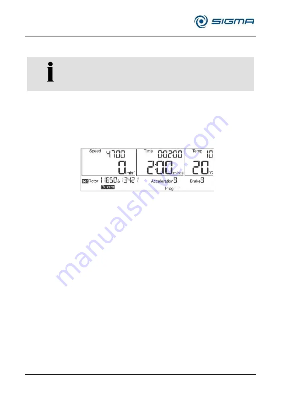 Sigma 2-16KHL Operating Manual Download Page 40