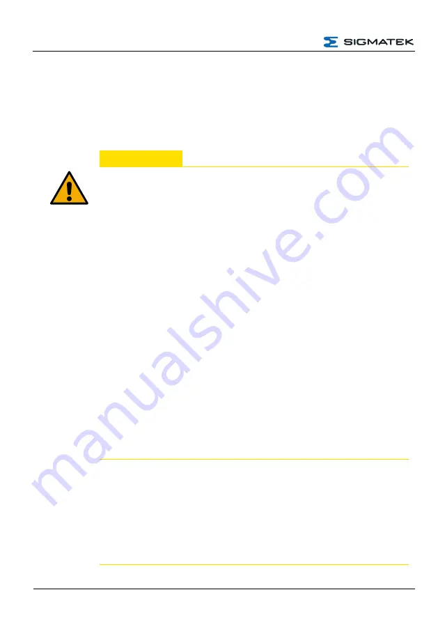 SIGMATEK HGT 1053 Operating Manual Download Page 14