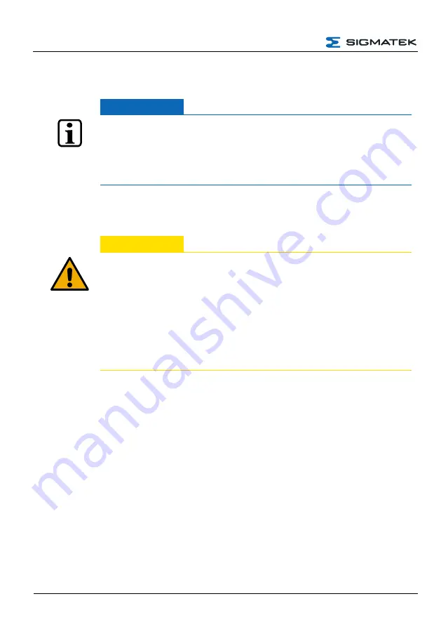 SIGMATEK HGT 1053 Operating Manual Download Page 54