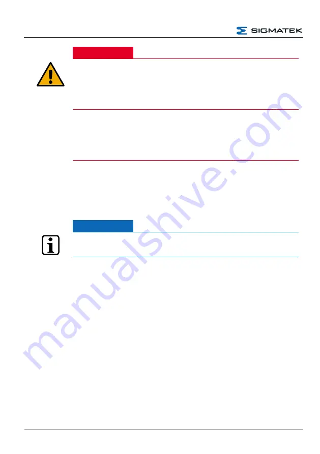 SIGMATEK HGT 1053 Operating Manual Download Page 66