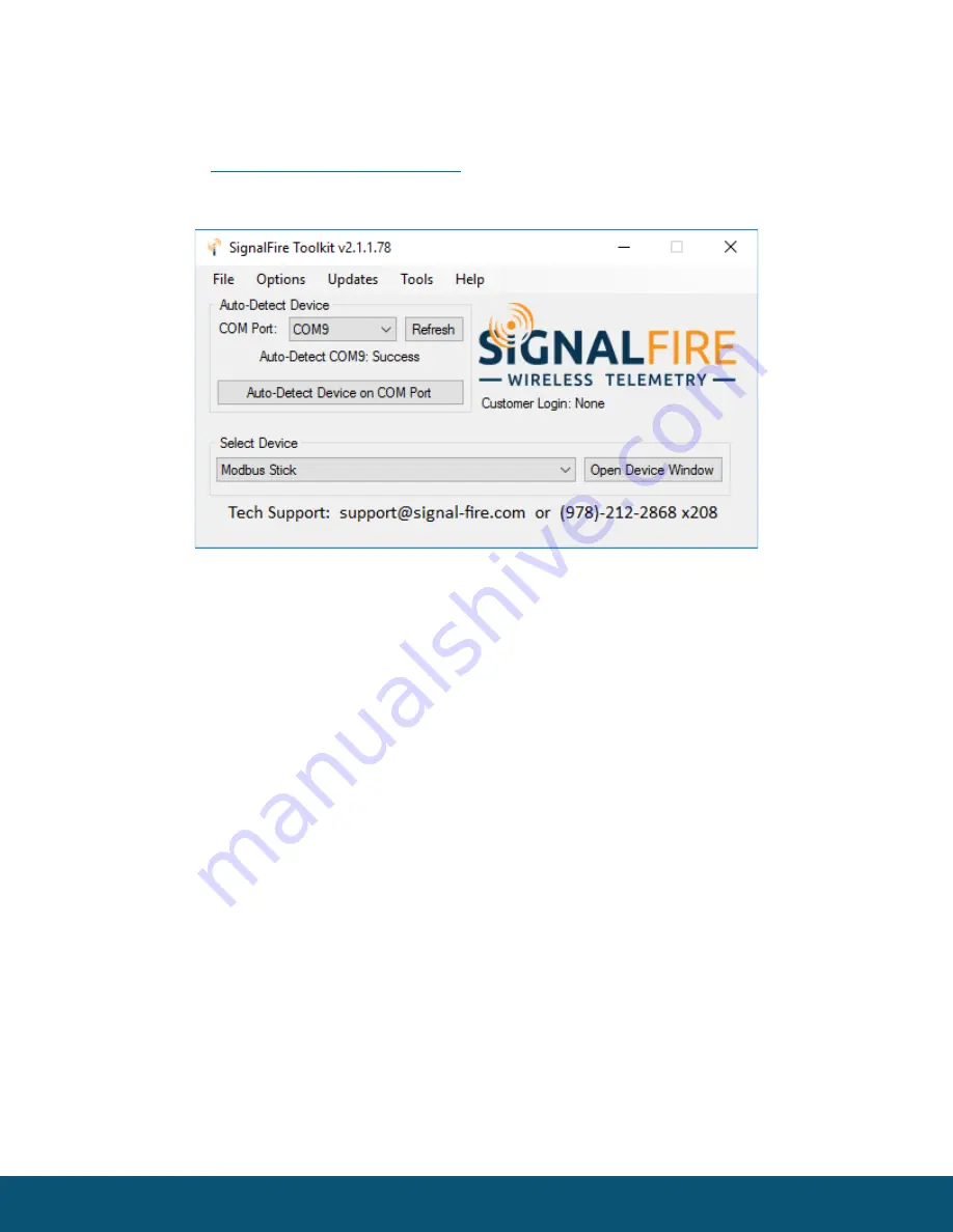 SignalFire MBS-CBBL Interface Manual Download Page 5