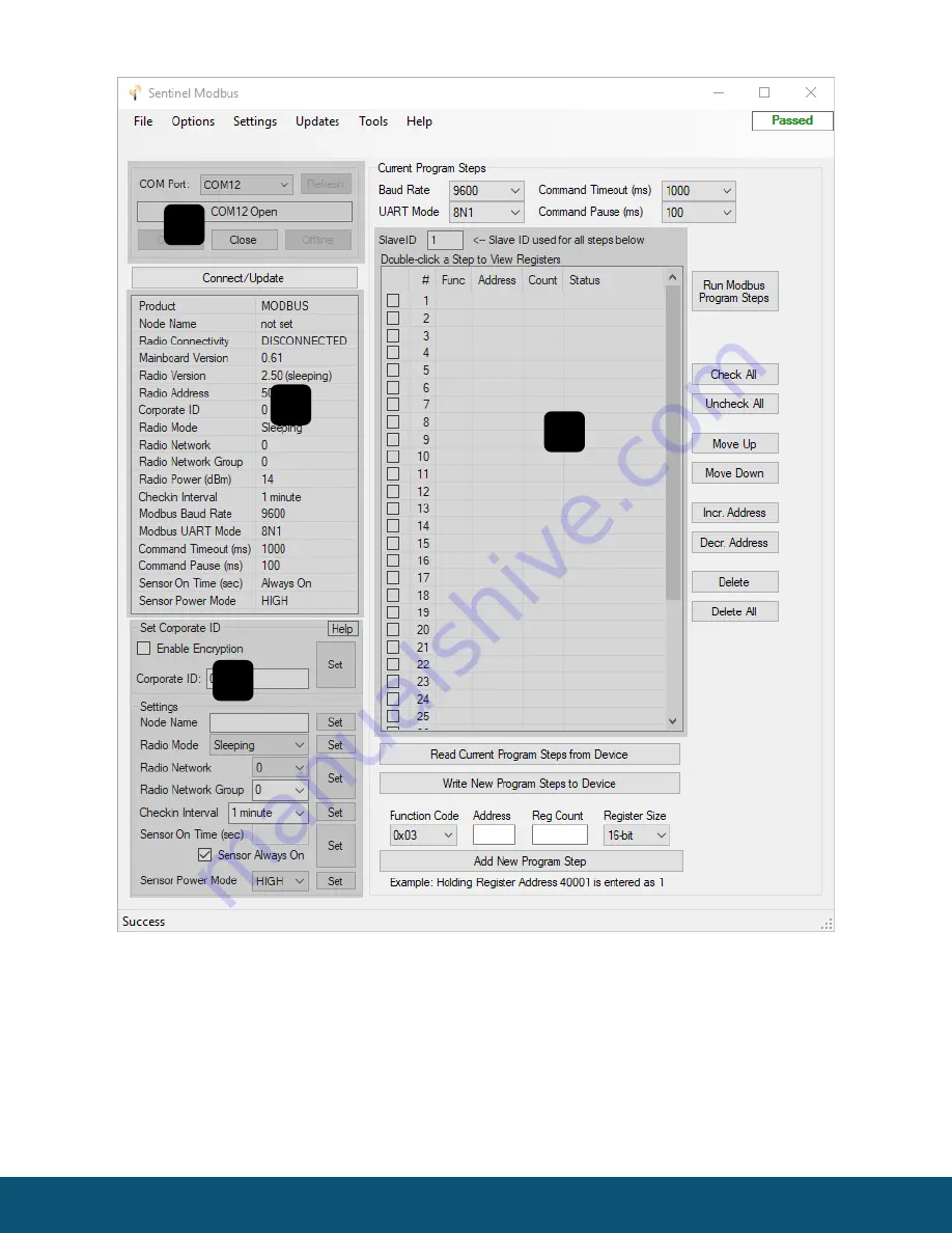 SignalFire Sentinel-485 Series Interface Manual Download Page 6