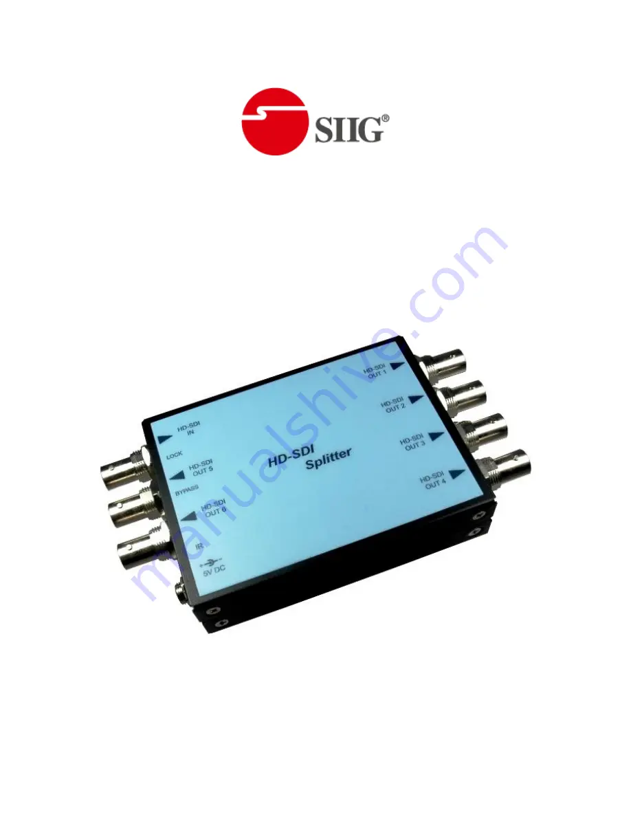 SIIG AV-GM0593-S1 User Manual Download Page 1