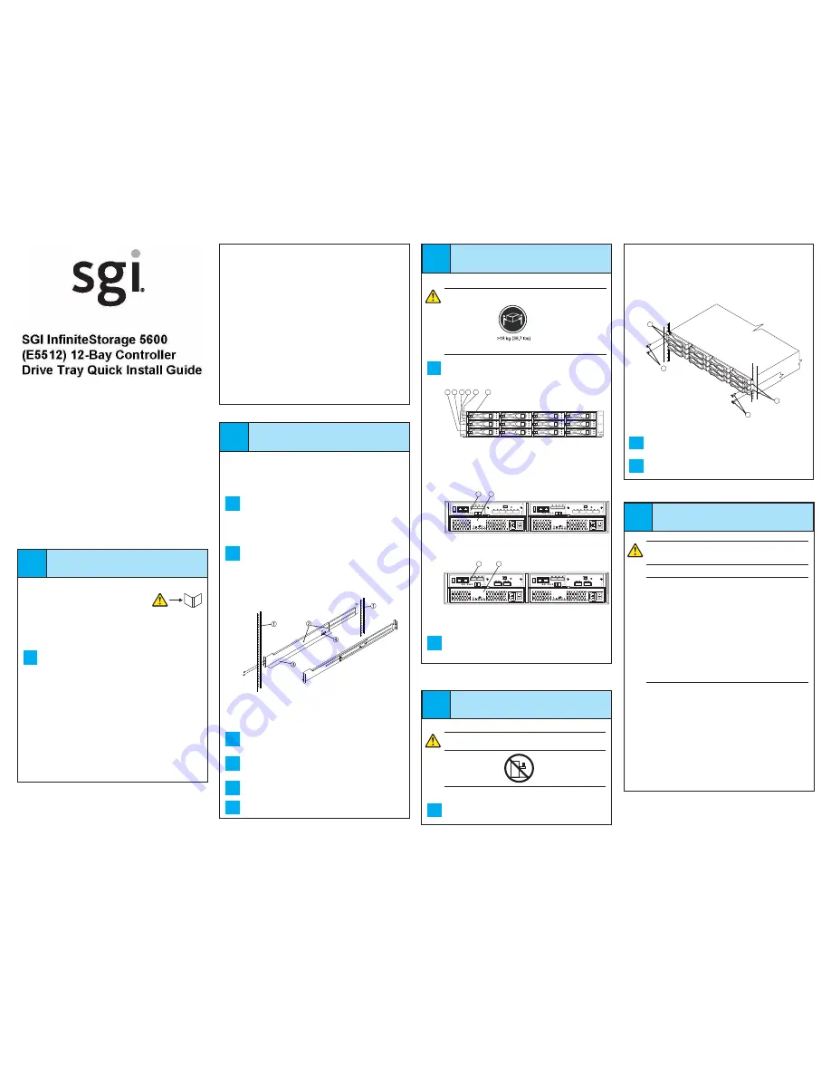 Silicon Graphics E5512 Quick Install Manual Download Page 1