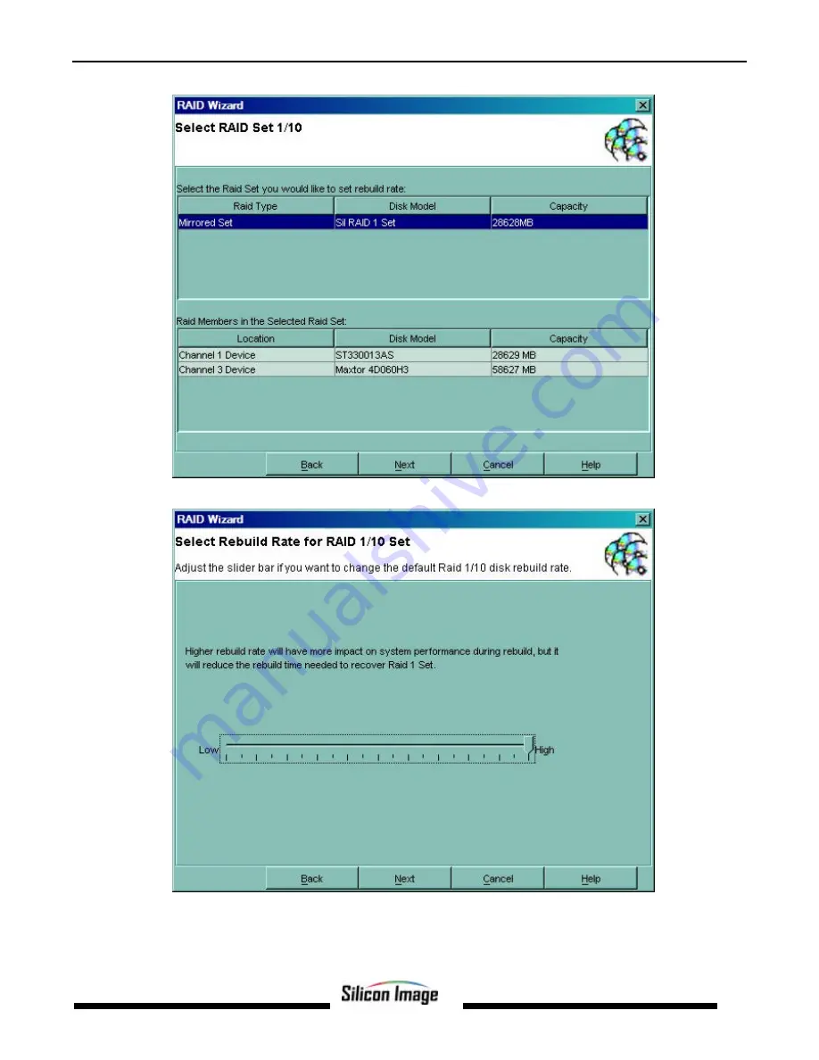 Silicon Image SATA RAID FOR SILICON IMAGE Manual Download Page 57