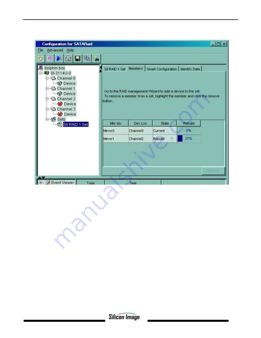 Silicon Image SATA RAID FOR SILICON IMAGE Manual Download Page 61