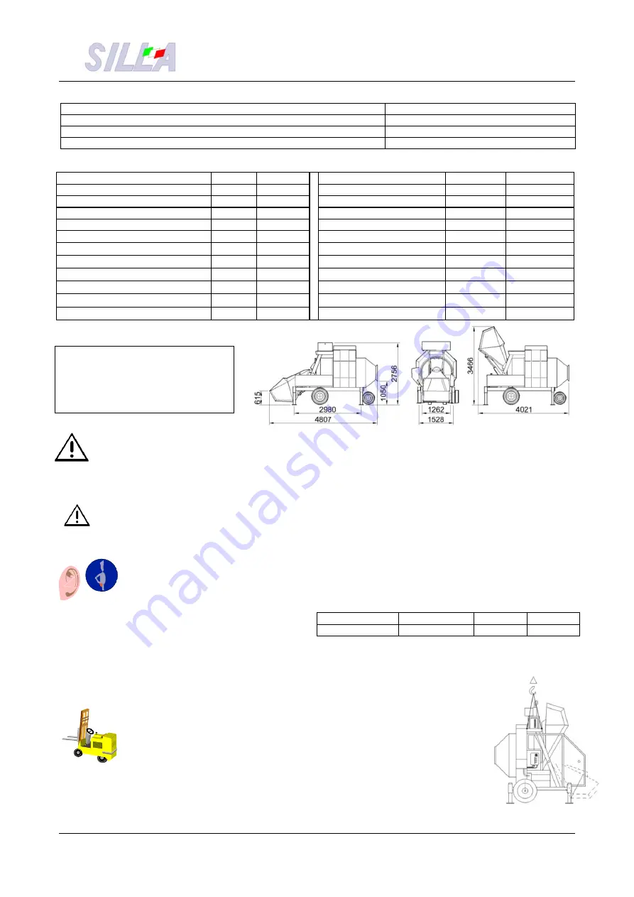 SILLA BIR 1500 Operating, Maintenance, Spare Parts Manual Download Page 17