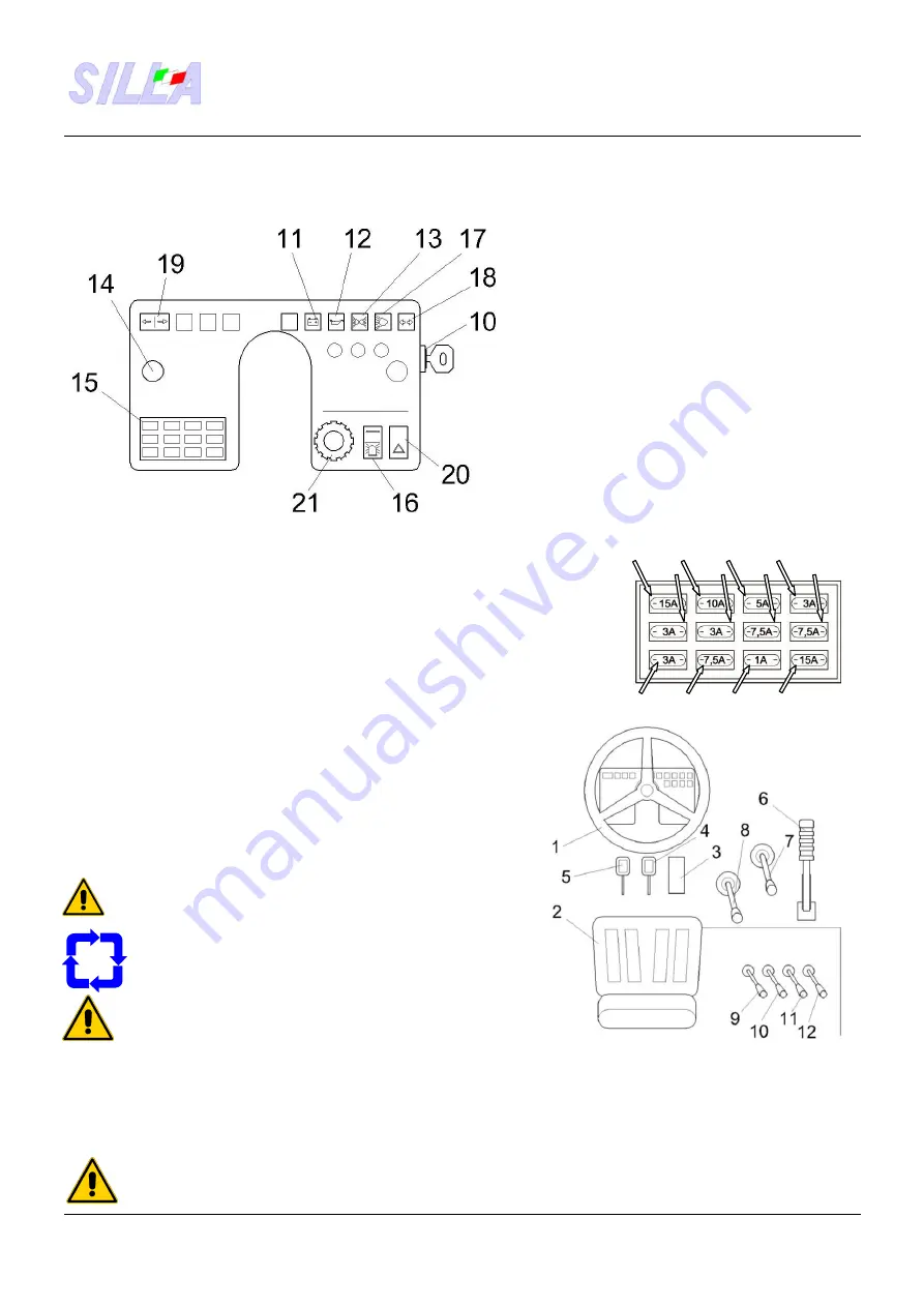 SILLA DUMPER 1000 NT SN Operating, Maintenance, Spare Parts Manual Download Page 9