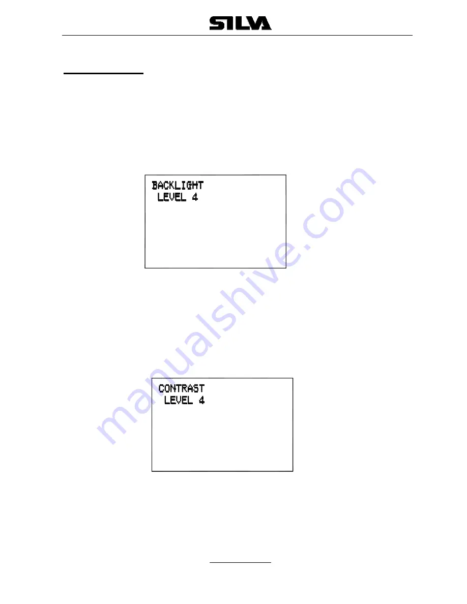 Silva s15 Operation Manual Download Page 25