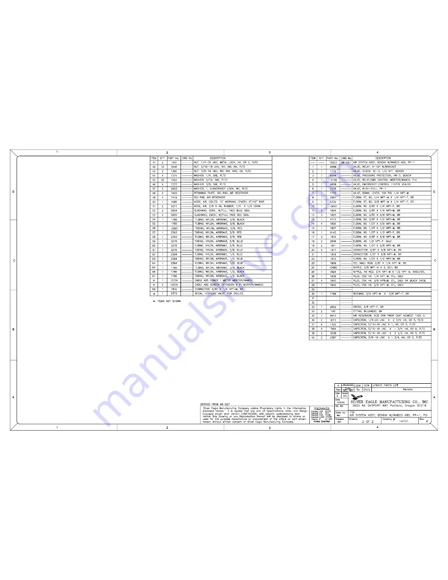 Silver Eagle 16971 Operation, Service & Parts Manual Download Page 17