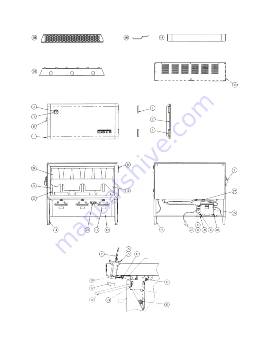 Silver King Majestic SK15MAJ Technical Manual And Replacement Parts List Download Page 10