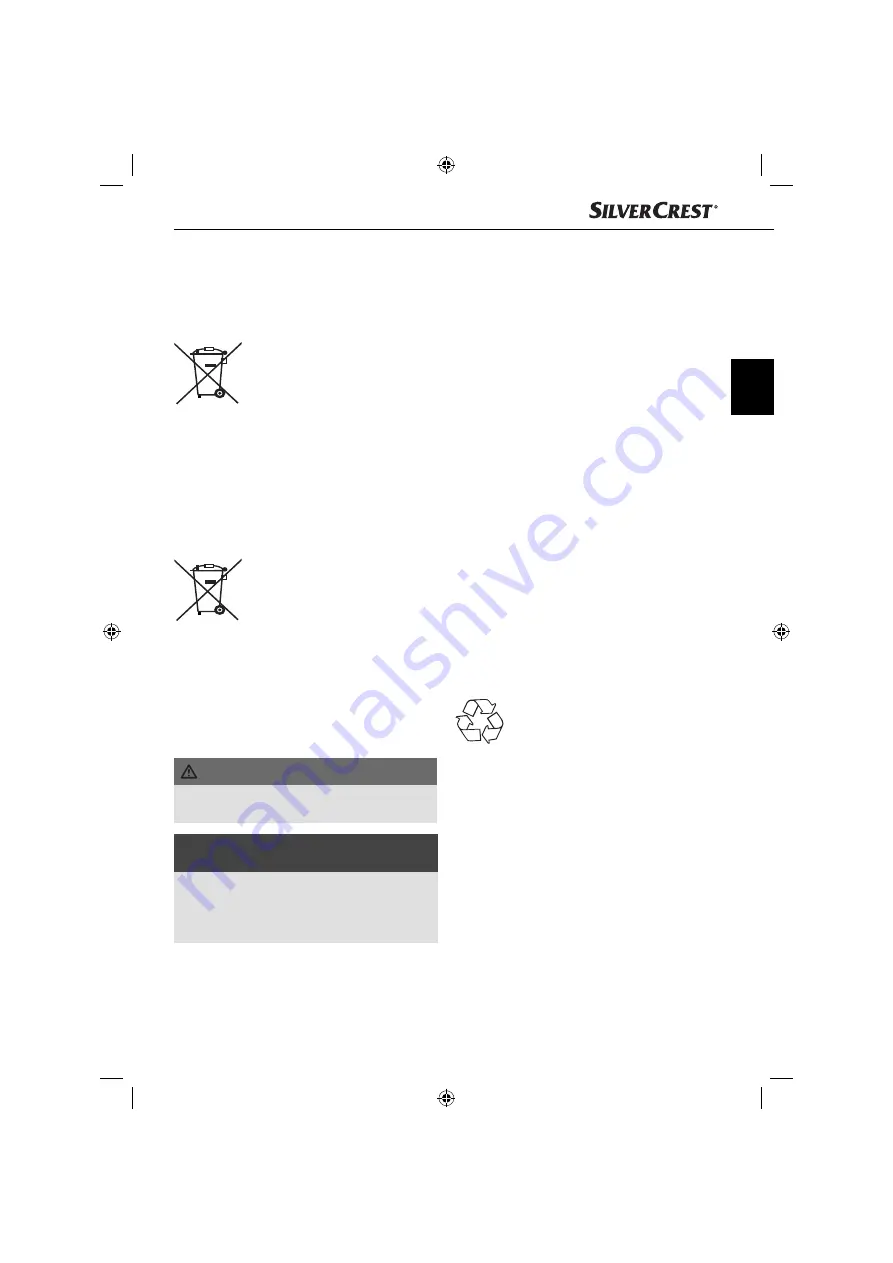 Silvercrest 100114 Operating Instructions Manual Download Page 26