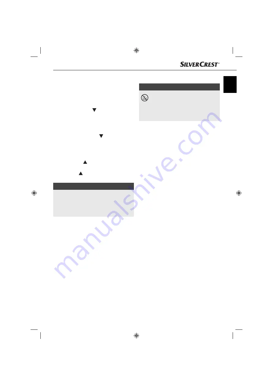 Silvercrest 100655 Operating Instructions Manual Download Page 8