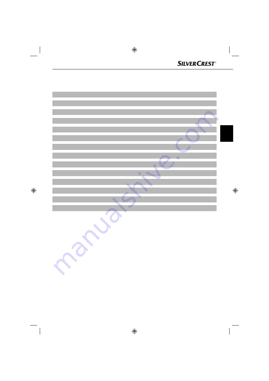 Silvercrest 100655 Operating Instructions Manual Download Page 22