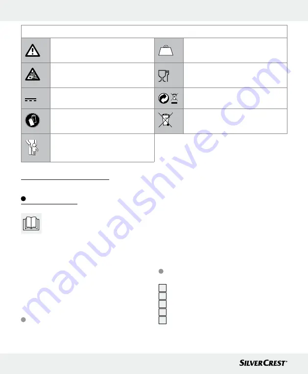 Silvercrest 104638 Operation And Safety Notes Download Page 6