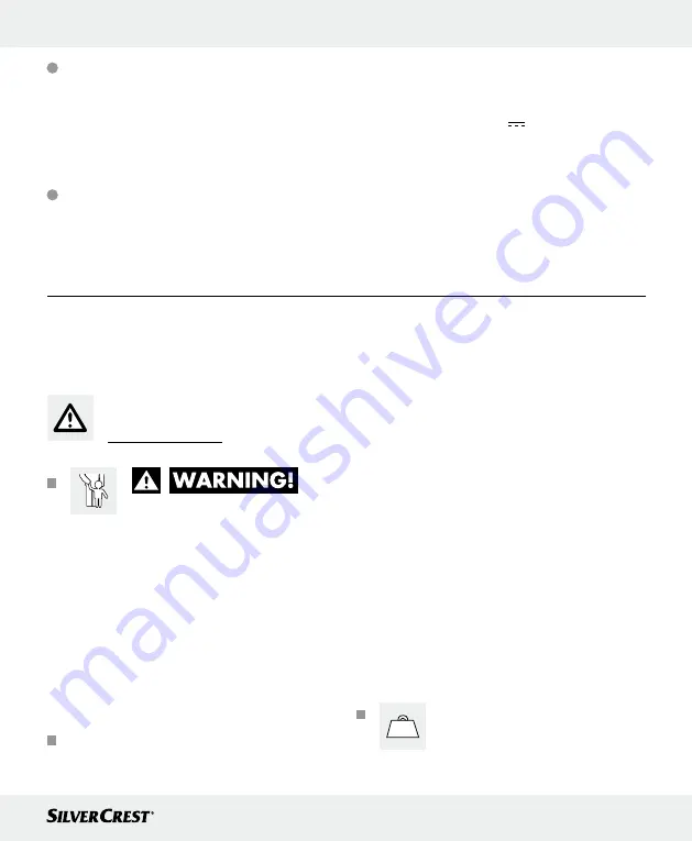 Silvercrest 104638 Operation And Safety Notes Download Page 7