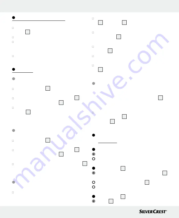 Silvercrest 104638 Operation And Safety Notes Download Page 18